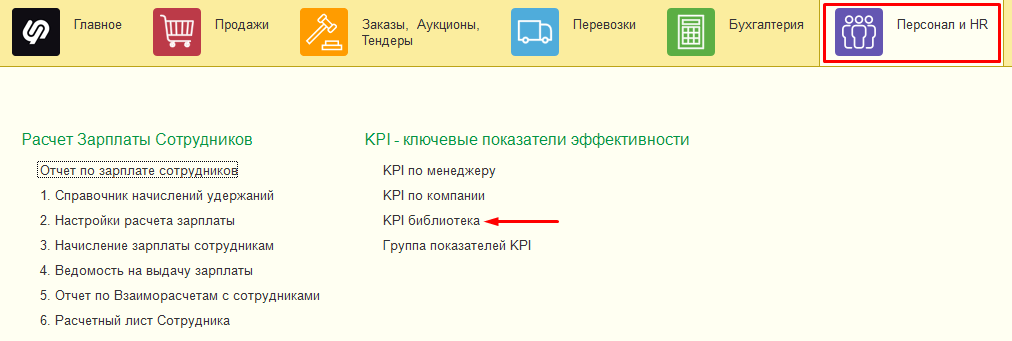 KPI библиотека